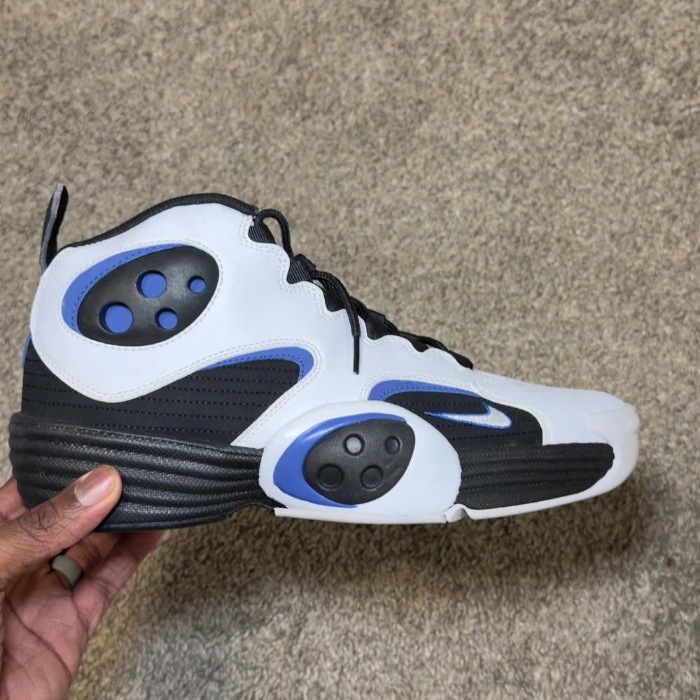 Nike Air Flight One Orlando Magic White Black Royal Blue 520502-110 Mens Size 10